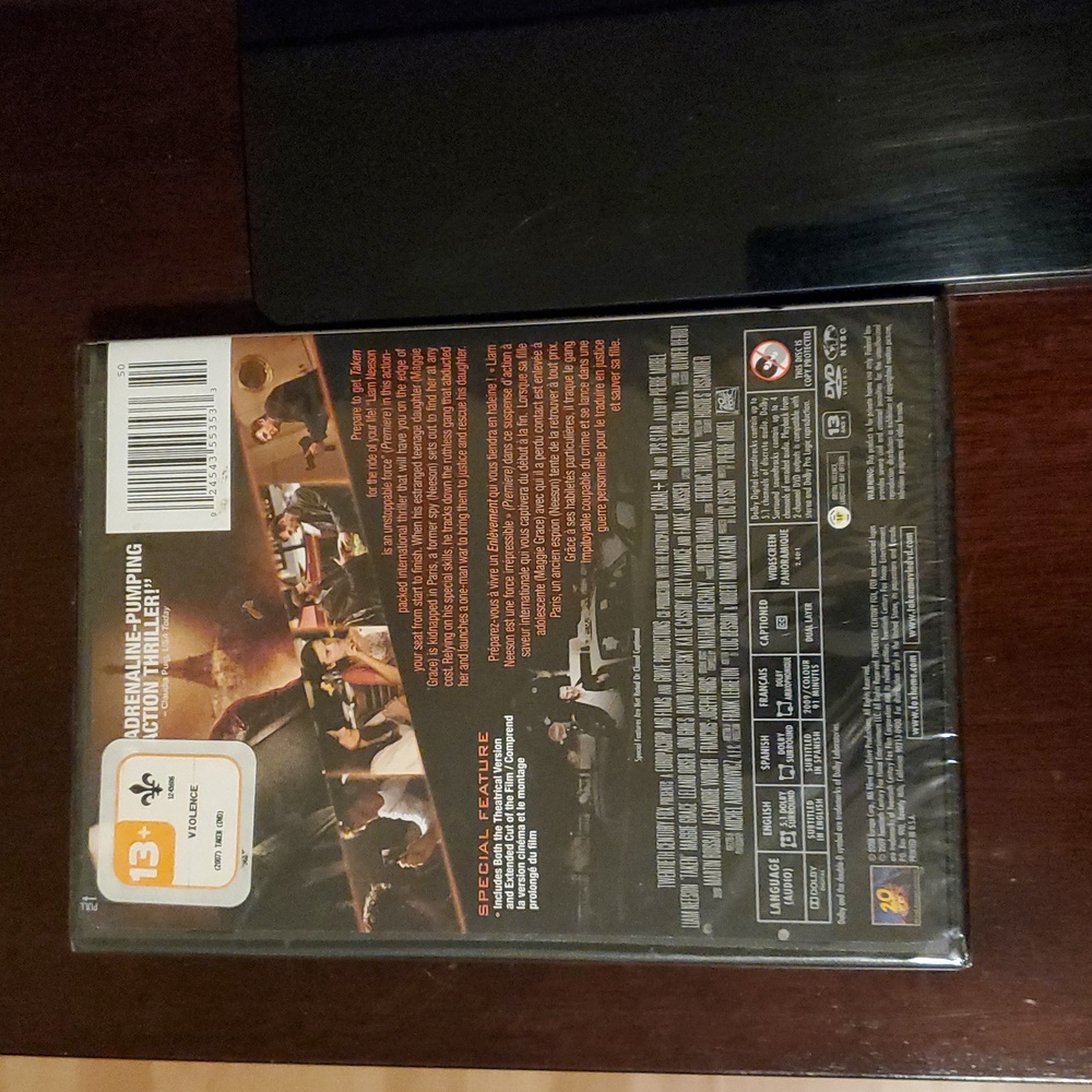 π Taken Extended Cut DVD - Picture 2 of 3